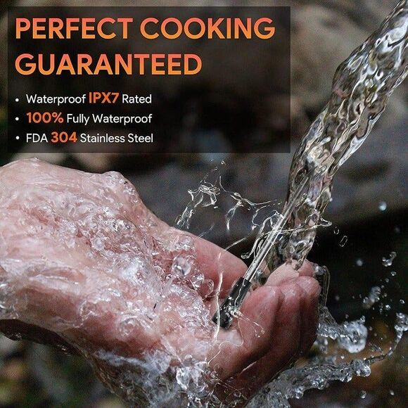 MOFWEB Wireless Meat Thermometer, Bluetooth Meat Thermometer Smart Food Thermome - Picture 7 of 8